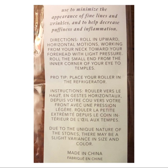 Anthropology Well Done Crystal Jade Facial Roller NWT - Picture 5 of 6